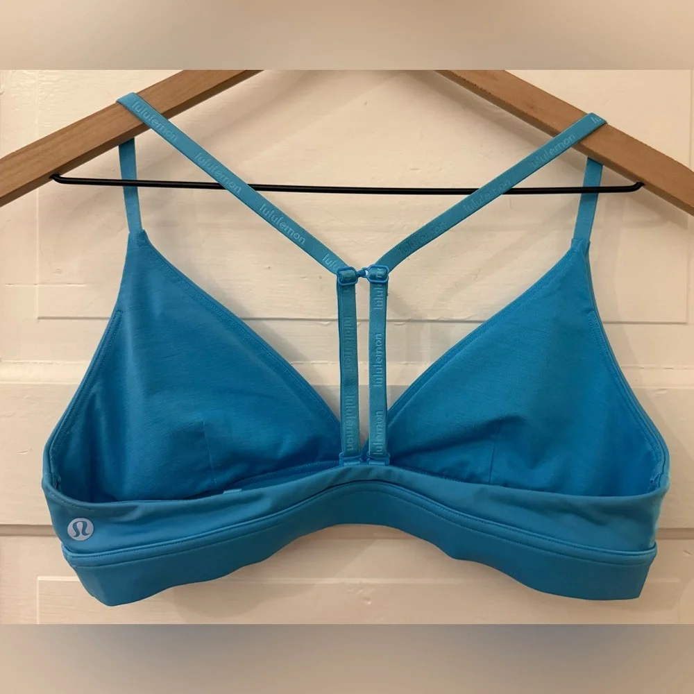 Lululemon License to Train Triangle Bra Kayak Blue Light 8